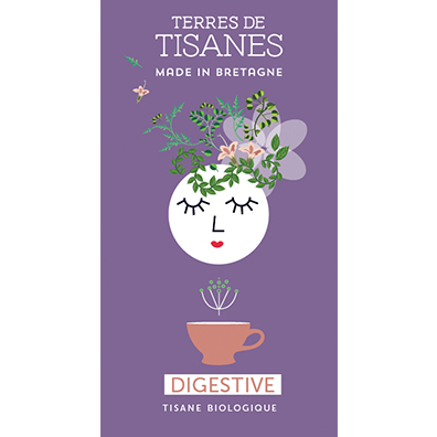 Tisane bio Digestive - producteur Terres de Tisanes